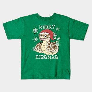 Merry Hissmas Snake Kids T-Shirt